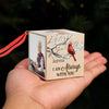 Custom Photo We're Always With You Memorial Cube Ornament For Christmas TH10 894525