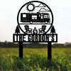 Personalized RV Campfire Garden Stake - Gift For Camping Lovers HO82 902964