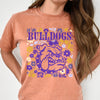 Custom Mascot Comfort Shirt, Floral School Spirit Tee, Football Game Day, Back to School Gift HO82 903044
