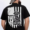 Custom Name Happy Father's Day To Best Dog Dad Flag Back Comfort Shirt HA75 921598