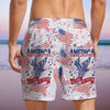 USA 250 Years of Freedom 1776–2026 American Flag Beach Shorts TH10 169111
