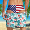 Custom Funny Patriotic Men Beach Short Gifts For Husband, Son, Friends HA75 921930