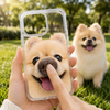 Custom Cute Dog Cat Photo Phone Case with Squeeze Nose for IPhone LM32 669885