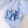 Personalized Embroidered Baby Name Monogram Newborn Bow Sash LM32 669905