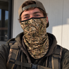 Patriotic American Flag Neck Gaiter Mask, Cameo, Thin Line Graphic Face Cover LM32 670399