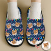 Custom Cat Faces Funny Christmas Lights Plush Slippers Gift For Cat Lovers HO82 900158