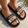 Custom Photo Dog Cat Dad Mom Slide Sandals - Gift For Dog Cat Lovers HO82 902540