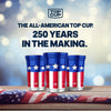 America'S 250Th Birthday 20 Oz Reusable Aluminum Cups 20 Count | Durable, Reusable & Recyclable, Made in USA