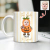 Custom Cute Baby Face Little Boo - Funny Halloween Print Full Mug LM32 669559
