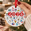 2026 Year in Review, Year to Remember Commemorative Ceramic Ornament LM32 670689