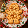 Personalized Gingerbread Characters Cookie Stamp Christmas Gift For Family CH07 181056