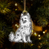 Personalized Dog Toile De Jouy Acrylic Ornament LM32 895043