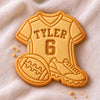 Custom Name Football Shirt Shaped Cookie Stamp, Sports Celebration Baking Accessory HO82 904160
