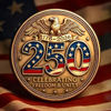 1776-2026 Celebrating Freedom & Unity Commemorative Challenge Coin HA75 920218