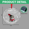 Custom Dog Cat Photo Life Would Be Boring Without Me Glass Ornament For Christmas TH10 894877