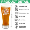 Custom Photo Human Belongs To Dog Cat Pet Pilsner Glass HA75 892886