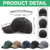 Custom Photo The American Dog Dad Dog Mom Washed Denim Baseball Cap TH10 894115