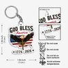 God Bless America Acrylic Keychain TH10 898939