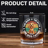 Custom Photo The Man The Myth The Dog Father Rock Glass For Dog Lovers CH07 895656
