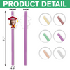 Custom Funny Face Class of 2026 Graduation Decoration Colorful Straws TH10 169133