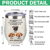 Custom Photo Life Would Be Boring Without Me Dog Cat Wine Tumbler TH10 892797