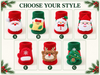 Custom Name Embroidered Baby Christmas Socks, Baby’s First Christmas Socks, Newborn Christmas Gift CH07 180706