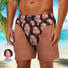 Custom Funny Face Photo Beach Short TH10 170439