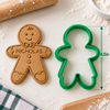 Personalized Gingerbread Name Family Gift Ginger Cookie Stamp LM32 897423