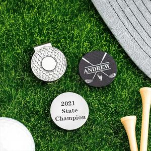 Personalised Golf Ball Marker Magnetic Hat Clip with Name Premium Golfer Accessories Gift for Golf Enthusiast HO82 900626