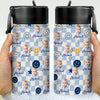 Custom Photo Cute Pattern Kids Water Bottle - Personalized Back To School Gift HO82 902850