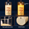 Custom Family Name LED Flameless Candle Christmas Decor HA75 57048