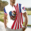 Custom Name American Pride Patriotic 250th Anniversary Eagle Polo Shirt CH07 911088