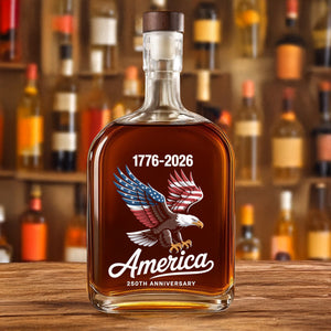 Celebrate 250 Years of America USA Anniversary 1776-2026 Whiskey Bottle HO82 894520