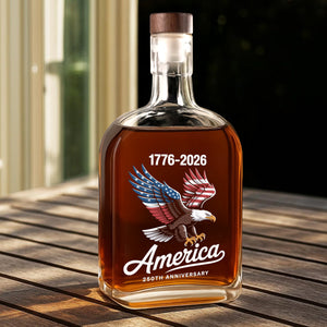 Celebrate 250 Years of America USA Anniversary 1776-2026 Whiskey Bottle HO82 894520
