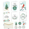 GeckoCustom 10.5x7.2cm Merry Chritmas Greeting Cards Envelope Xmas Gifts Card DIY Folding Paper Card Invitations Gifts Postcard New Year style E