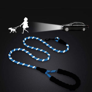 GeckoCustom 150/200/300cm Strong Dog Leash Pet Leashes Reflective Leash For Big Small Medium Large Dog Leash Drag Pull Tow Golden Retriever