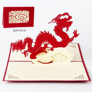 GeckoCustom 1pcs 3D Pop Up Greeting Cards With Envelope Laser Cut Post Card For Birthday Christmas Valentine' Day Party Wedding Decoration GD0046