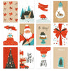 GeckoCustom 26pcs Merry Christmas Fold Small Greeting Cards with Envelopes Xmas Postcard Navidad New Year 2025 DIY Gift Card Decoration Noel