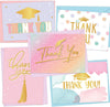 GeckoCustom 30 Teacher Appreciation Cards Bulk with Envelopes - Teacher Thank You Cards 300GSM Blank Greeting Cards for Teachers, Employees, Nurse, Volunteers and Doctor 30 Grad Thank You Card