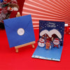 GeckoCustom 3D Pop Up Cartoon Christmas Card Merry Christmas Greeting Card Handwritten Blessing Invitation Cards Thanksgiving New Year Gifts 02-1PCS