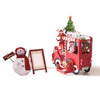 GeckoCustom 3D Pop UP Christmas Cards Santa Greeting Invitations Card Party Children Gifts New Year Thank You Card Anniversary Gift Postcard snowman