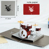 GeckoCustom 3D Pop UP Greeting Cards For Gifts Drum Kit