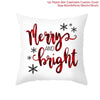GeckoCustom 45cm Christmas Cushion Cover Navidad Merry Christmas Decorations For Home 2023 Xmas Noel Cristmas Ornaments New Year Gifts 2024 4
