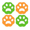 GeckoCustom 4PCS Pet Hair Remover Washing Machine Dryer Hair Catcher Reusable Cat Dog Fur Clothing Bedding Lint Hair Remover for Laundry