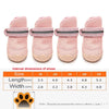 GeckoCustom 4pcs/set Pet Dog Shoes Reflective Waterproof Dog Boots Warm Snow Rain Pets Booties Anti-slip Socks Footwear For Medium Large Dog 1232-A / 1