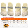 GeckoCustom 4pcs/set Pet Dog Shoes Reflective Waterproof Dog Boots Warm Snow Rain Pets Booties Anti-slip Socks Footwear For Medium Large Dog 1232-B / 1
