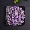 GeckoCustom 50/100g Natural Crystal Amethyst Agate Irregular Mineral Healing Stone Gravel Specimen Suitable For Aquarium Home Decor Crafts Dreamy purple / 100g