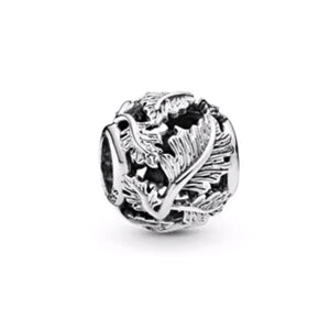 GeckoCustom 925 Sterling Silver Openwork Paw Print Infinity Charm Bead Fit Original Pandora Bracelet Necklace Jewelry Gift For Women SS1237