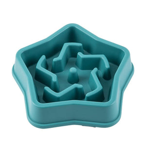 GeckoCustom Anti-choking And Non-slip Cat Dog Slow Food Bowl