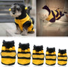GeckoCustom Bee Pet Puppy Coat Apparel Outfit Fleece Clothes Dog Cat Hoodie Fancy Costume Halloween Cosplay Sweater Dog Hoodies Yellow / XS